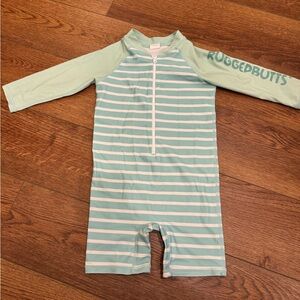 Rugged Butts Toddler One Piece Rashguard Swimsuit